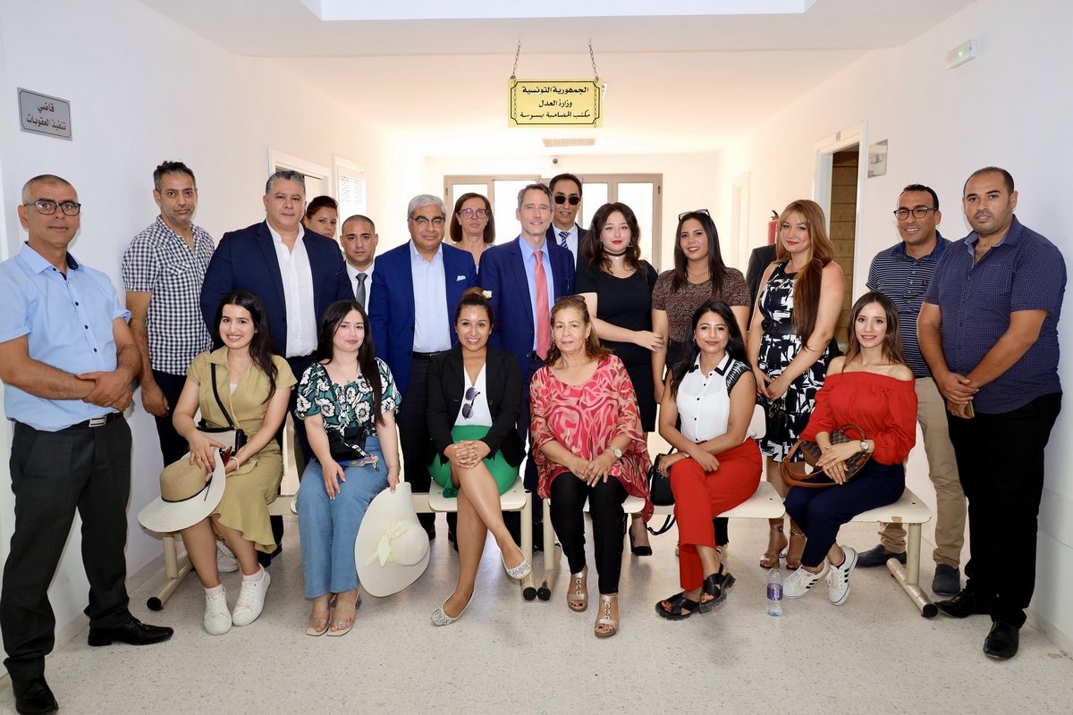 السفير الأمريكي في زيارة الى سوسة