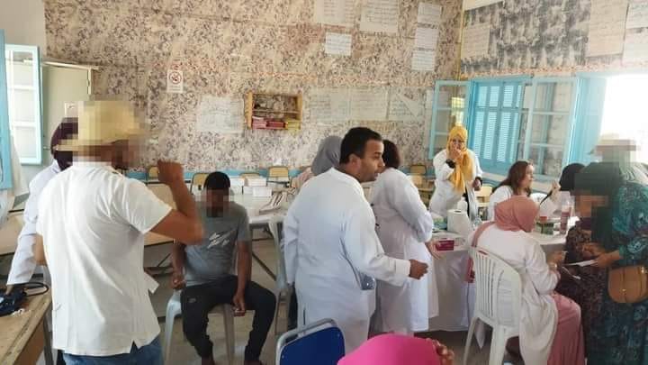 المهدية : قافلة صحية بأولاد خليفة أولاد مولاهم بالدائرة الصحية بالسواسي