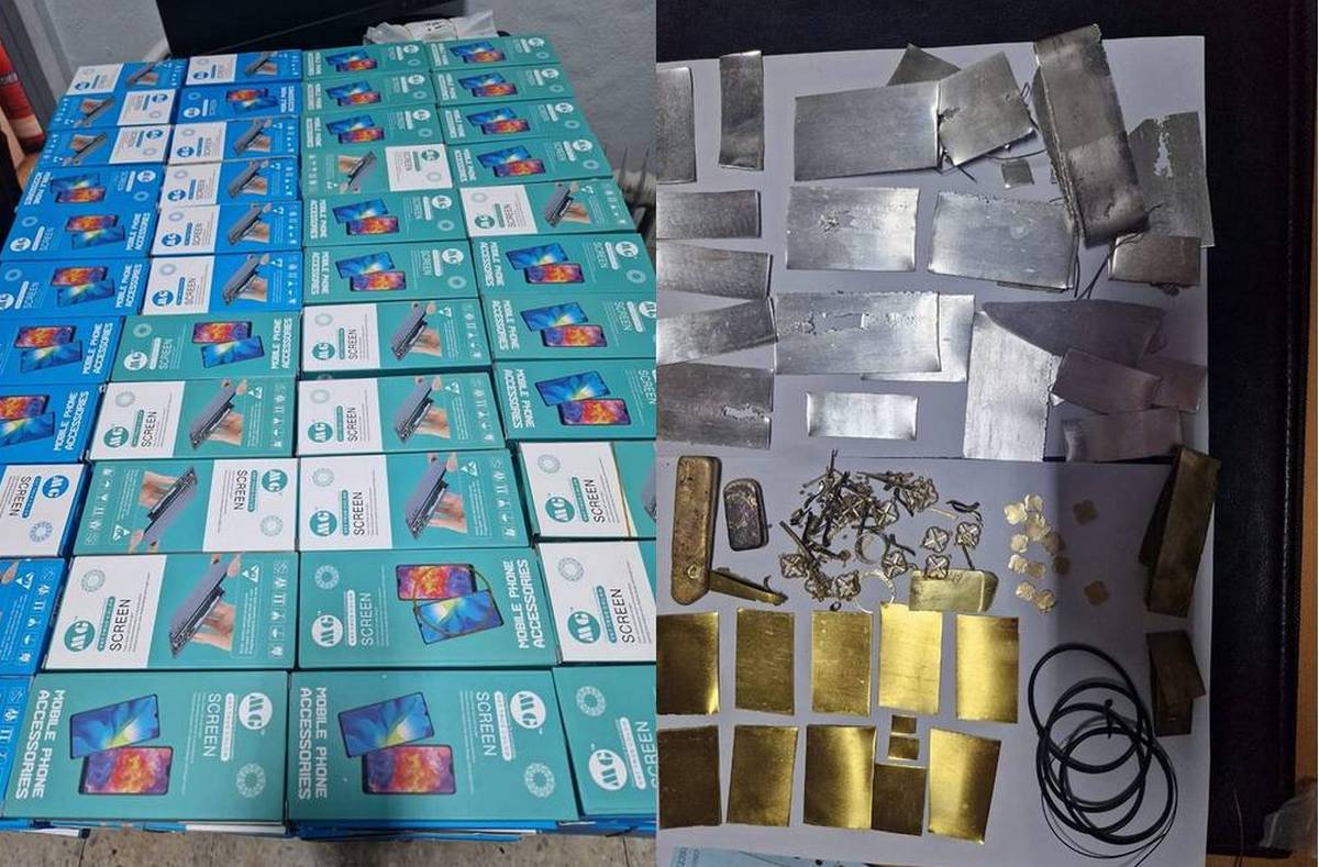 مصالح الحرس الديواني بصفاقس تحجز كميات من البضائع والمصوغ المهرب بقيمة 450 ألف دينار.