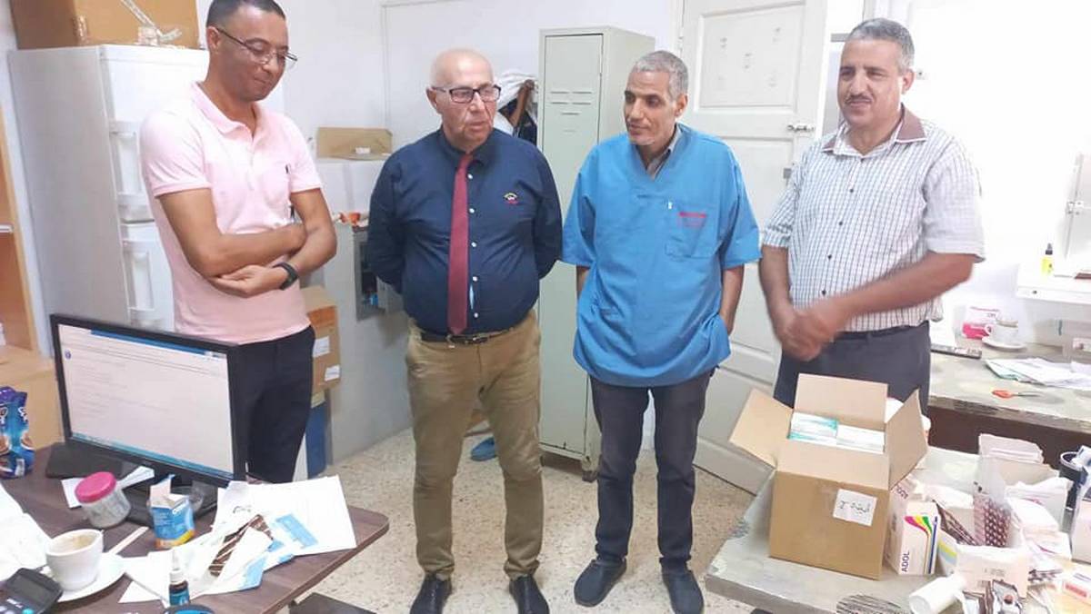 المدير الجهوي  للصحّة بصفاقس  يتفقد بعض  مراكز  الصحة الاساسية بطينة