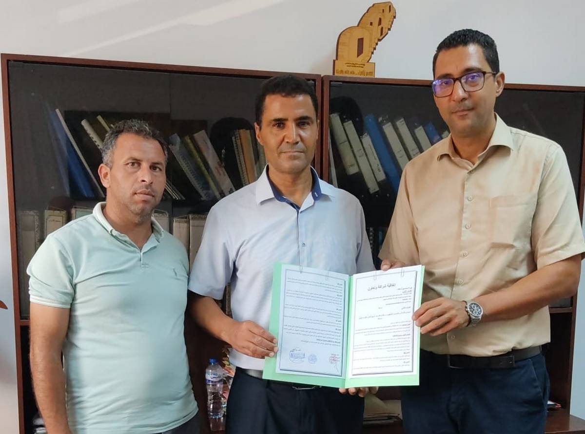 إبرام إتفاقية شراكة بين  ديوان الخدمات الجامعية للجنوب بصفاقس ومكتب المصاحبة