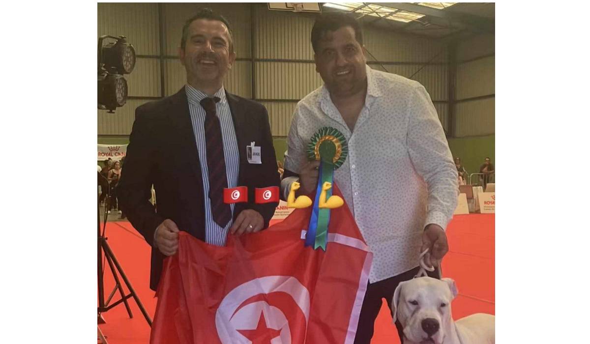 عزمي  القيزاني : تونسي يفوز في مسابقة دوليّة بالمرتبة الاولى في  تدريب الكلاب  بفرنسا