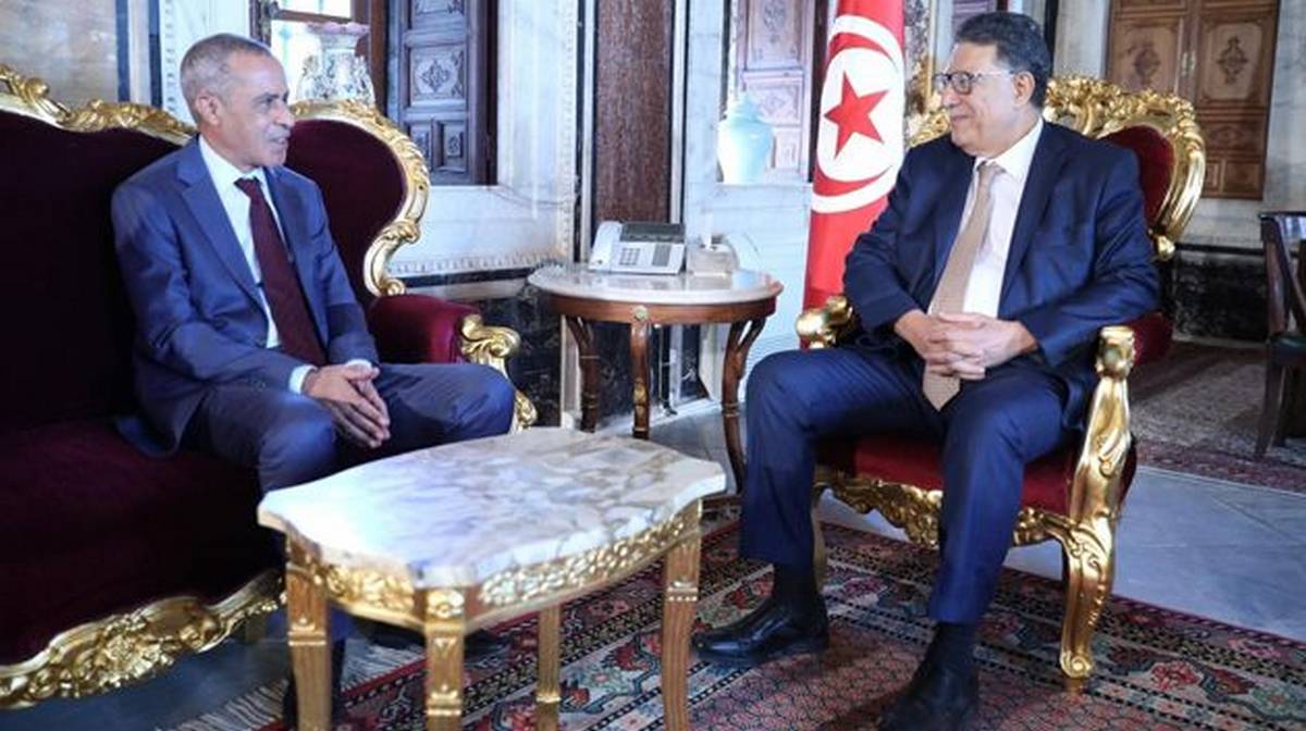 سعادة  سفير الجزائر  في  ضيافة رئيس  البرلمان ابراهيم بودربالة