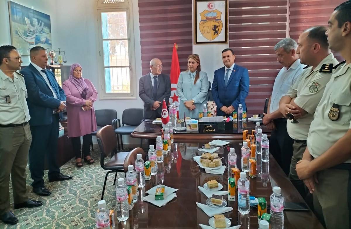 تنصيب السيدة هدى التواتي معتمدة المحرس الجديدة