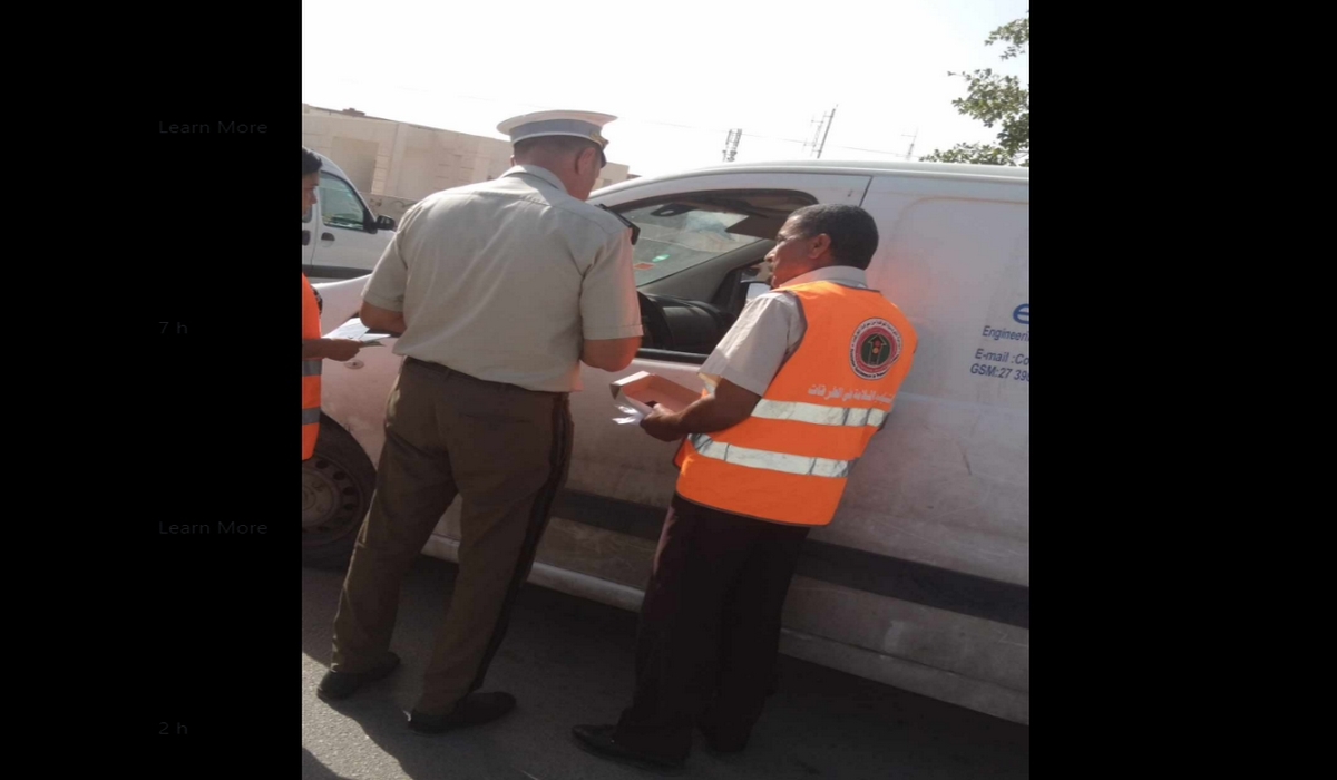 حملة تحسيسية للمكتب الجهوي للجمعية التونسية للوقاية من حوادث الطرقات بسيدي بوزيد