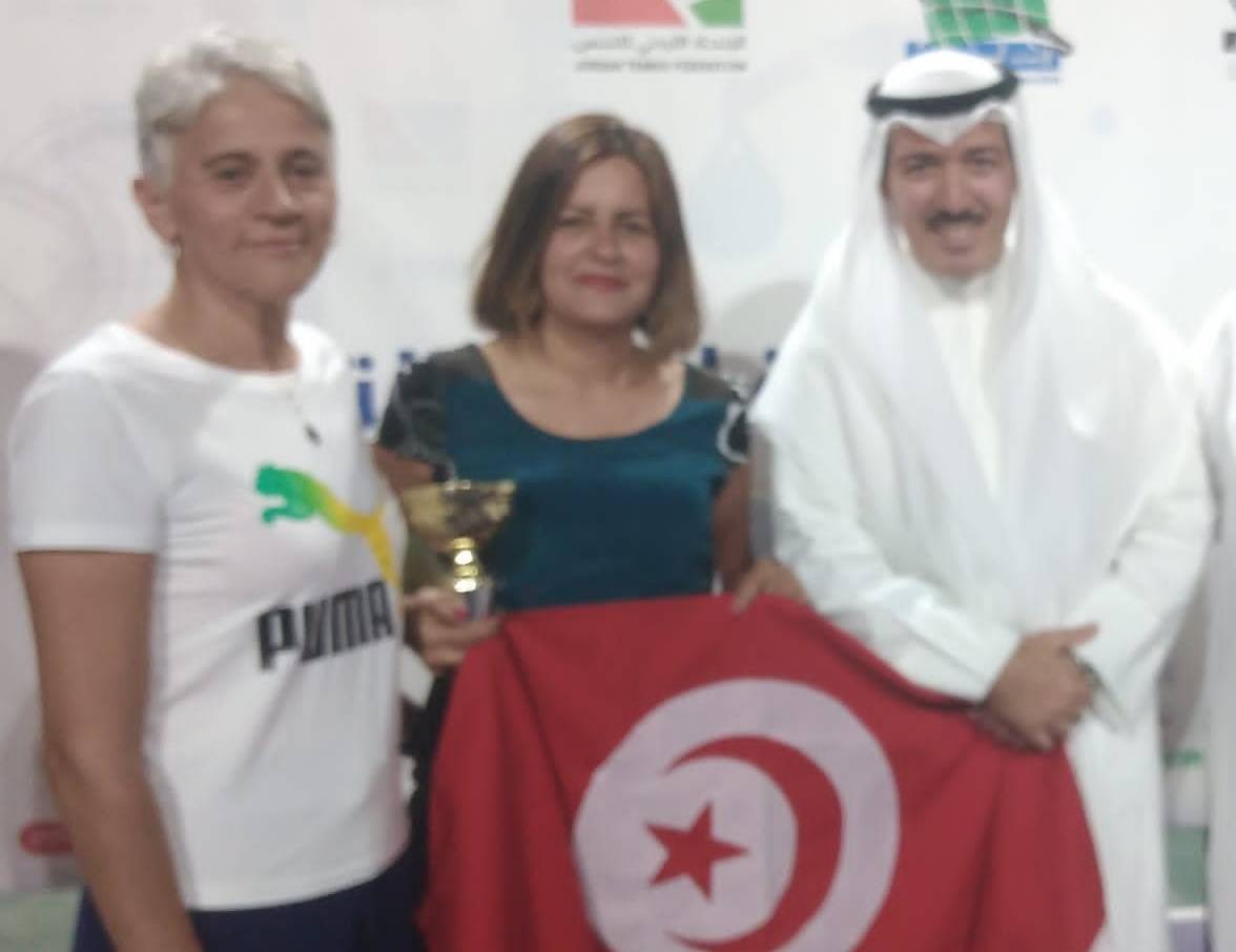 صفاقس: سهام الشعبوني  تفوز بالبطولة العربية الثالثة لرواد التنس بالعاصمة الأردنية عمان