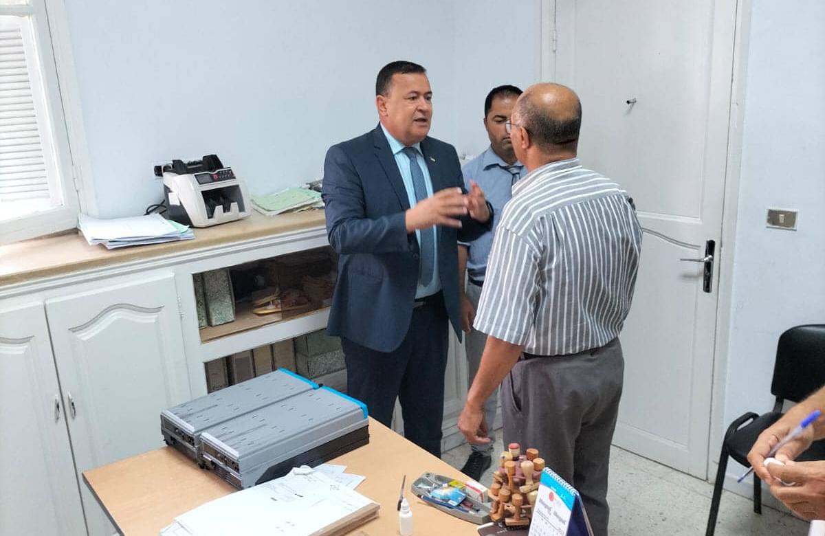 الحبيب  بلغوثي يؤدّي زيارة فجئيّة لبعض المؤسسات بالعامرة