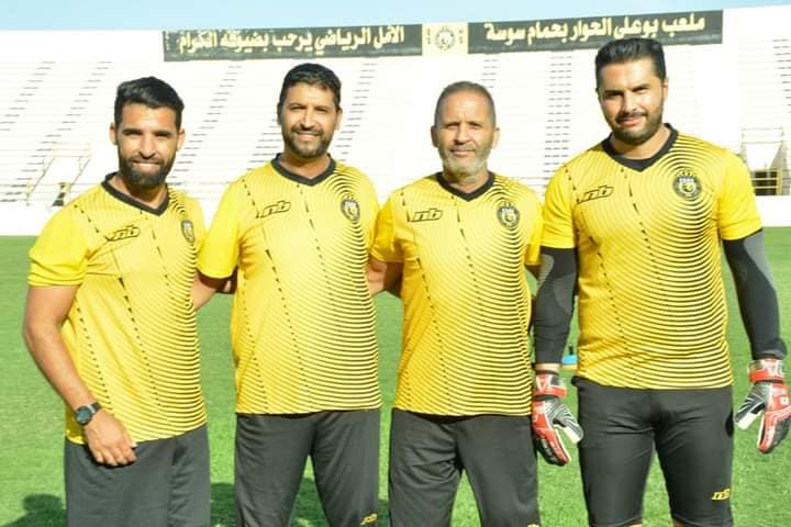 الإطار الفني الجديد لامل حمام سوسة يباشر التمارين