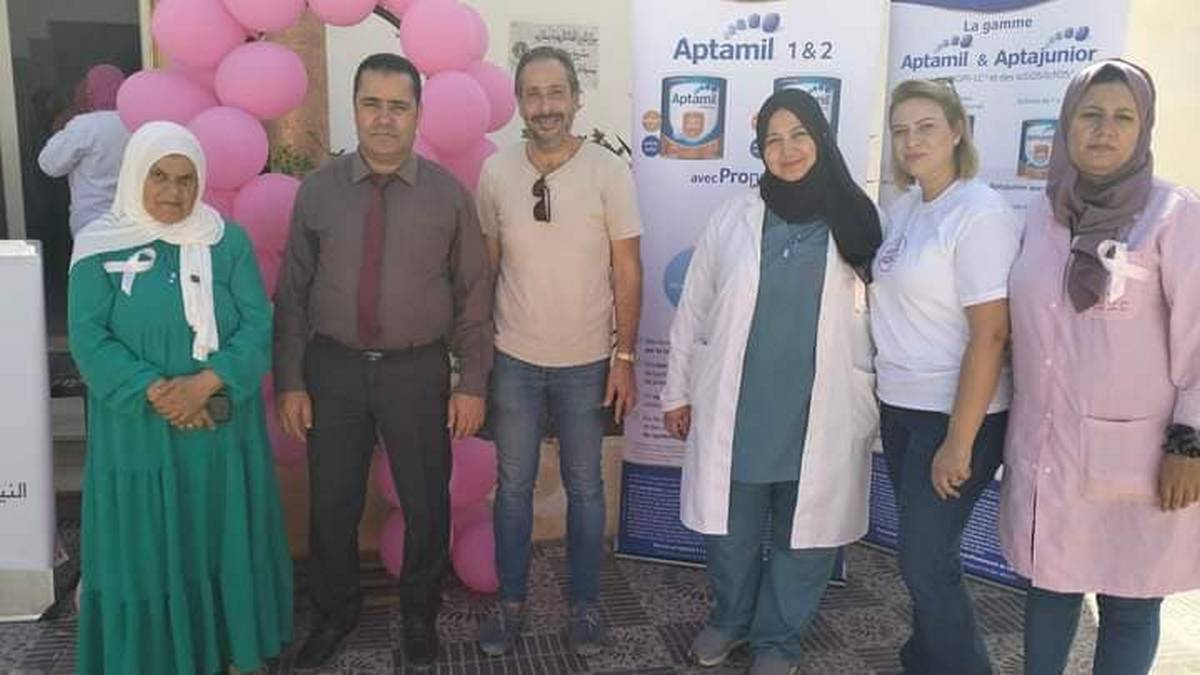 صفاقس: معتمد عقارب يواكب  اليوم الوردي للتحسيس والكشف عن سرطان الثدي