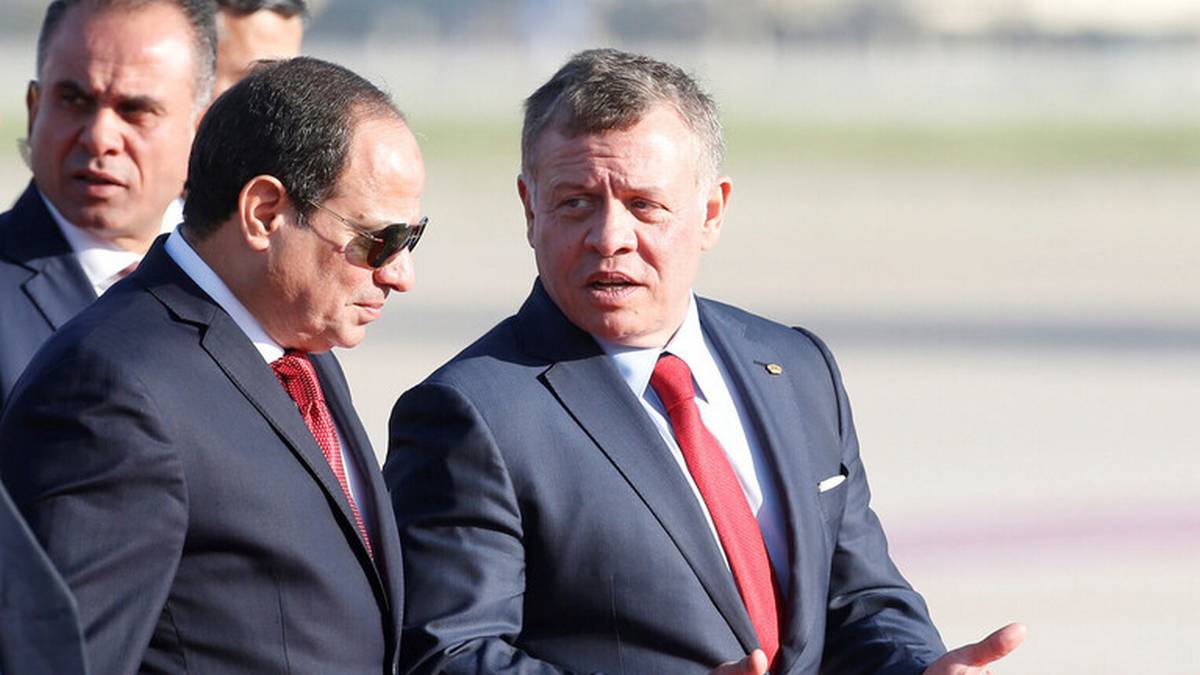 السيسي والملك عبد الله الثاني يحذران من تهجير الفلسطينيين إلى مصر والأردن