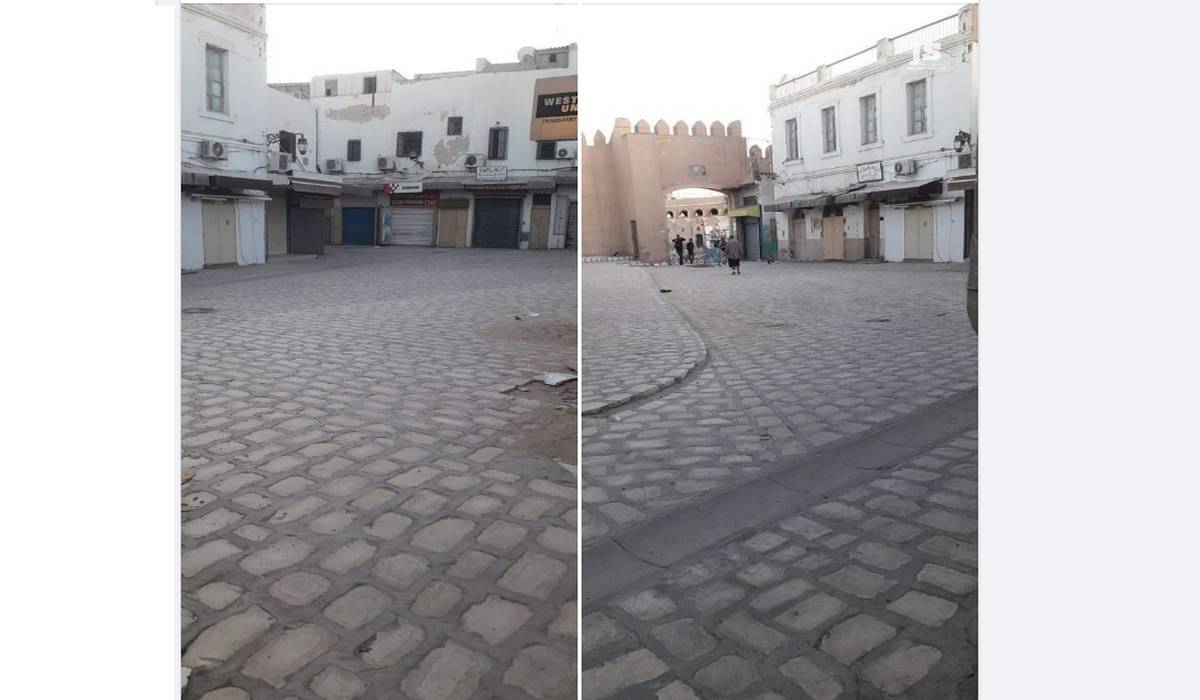 صفاقس : بعد الإنتهاء من تبليط باب الجبلي مخاوف من عودة الانتصاب الفوضوي