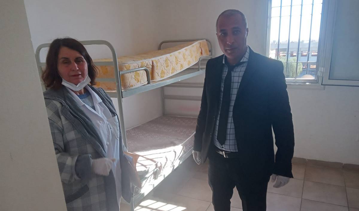 معتمد منزل شاكر يتفقد مبيت المعهد ومبيت المدرسة الإعدادية ابن سينا