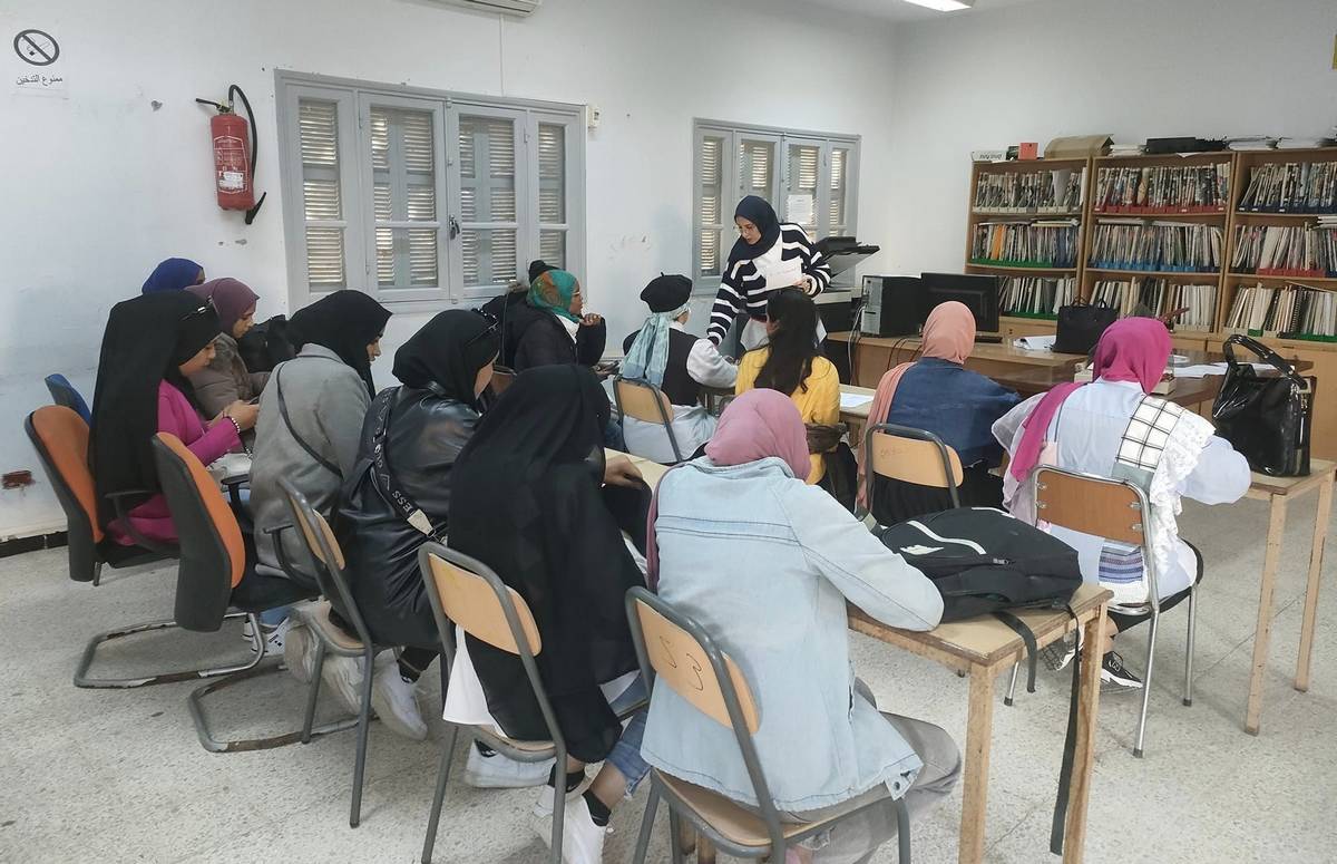 حملة  تحسيسية لإدارة المركز القطاعي للتكوين في الاكساء محمد علي صفاقس