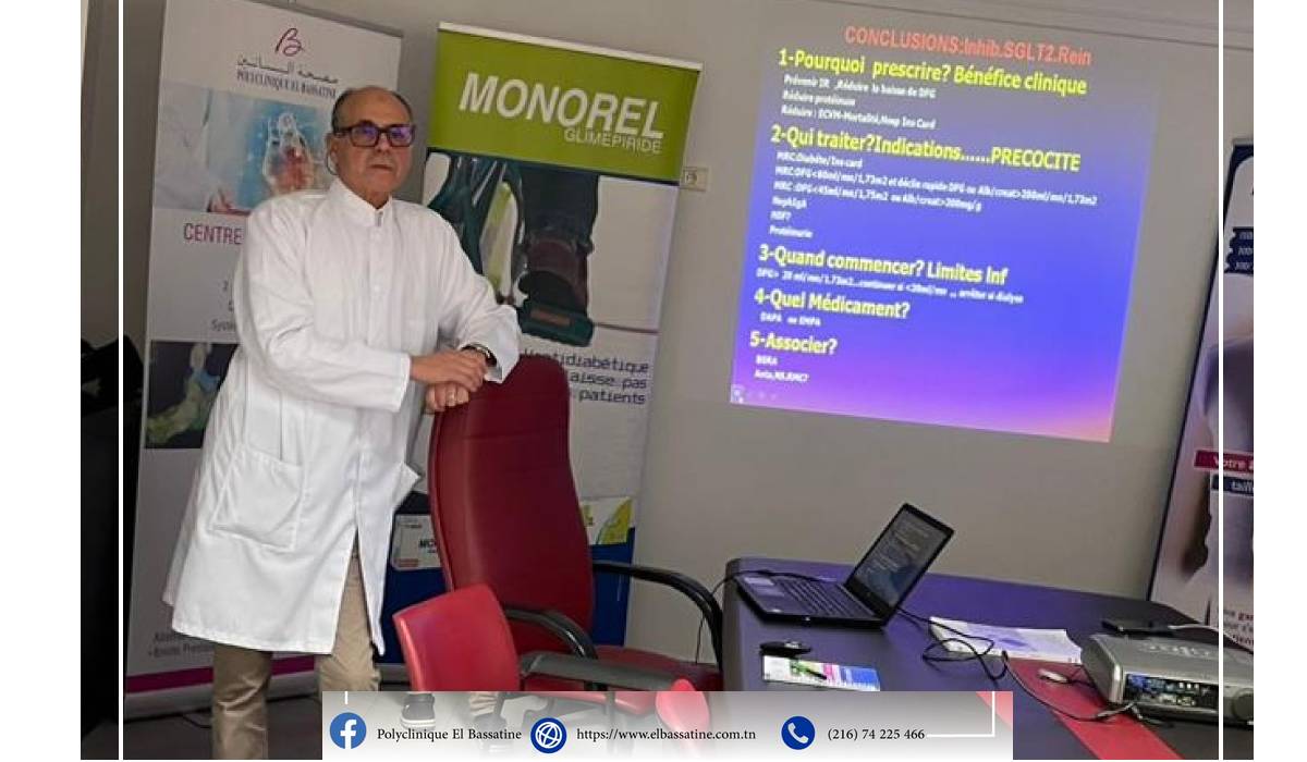 Polyclinique El Bassatine Formation sur les places des ISGLT II en Néphrologie