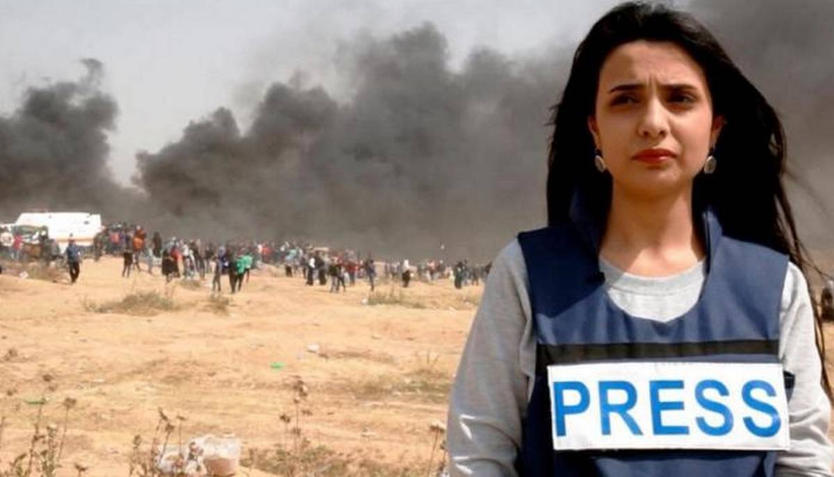 المراة  الصحفيّة العربية في الاعلام الحربي…سارة عبد المقصود