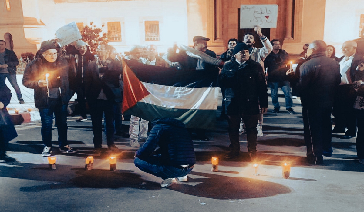صفاقس وقفة تضامنية مع الشعب الفلسطيني