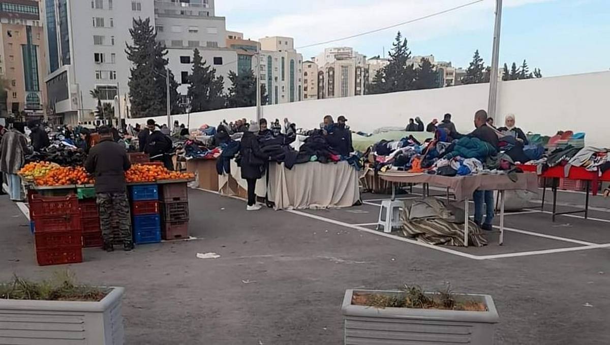 صفاقس : انطلاقة ضعيفة للسوق الجديد المخصص للباعة المنتصبين في الناصرية