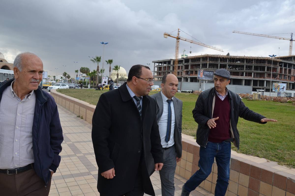 صفاقس: متابعة مدى تقدّم أشغال تنظيف وتهيئة حديقة رباط المدينة وباب الجبلي
