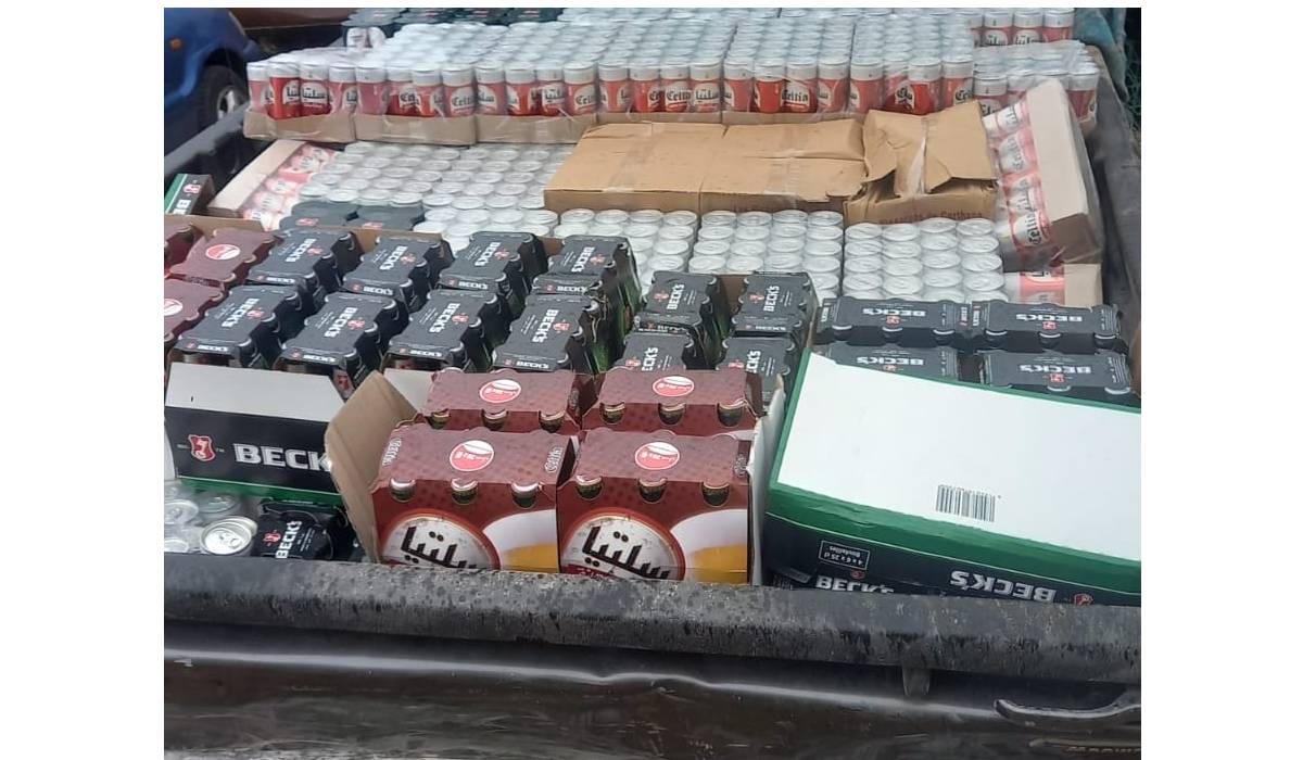 جبنيانة  صفاقس: حجز كمية من علب الجعة.