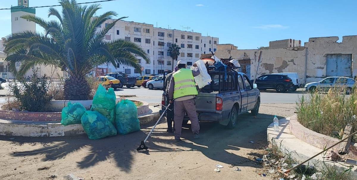 برنامج عمل نظافة بمعتمدية صفاقس الغربية