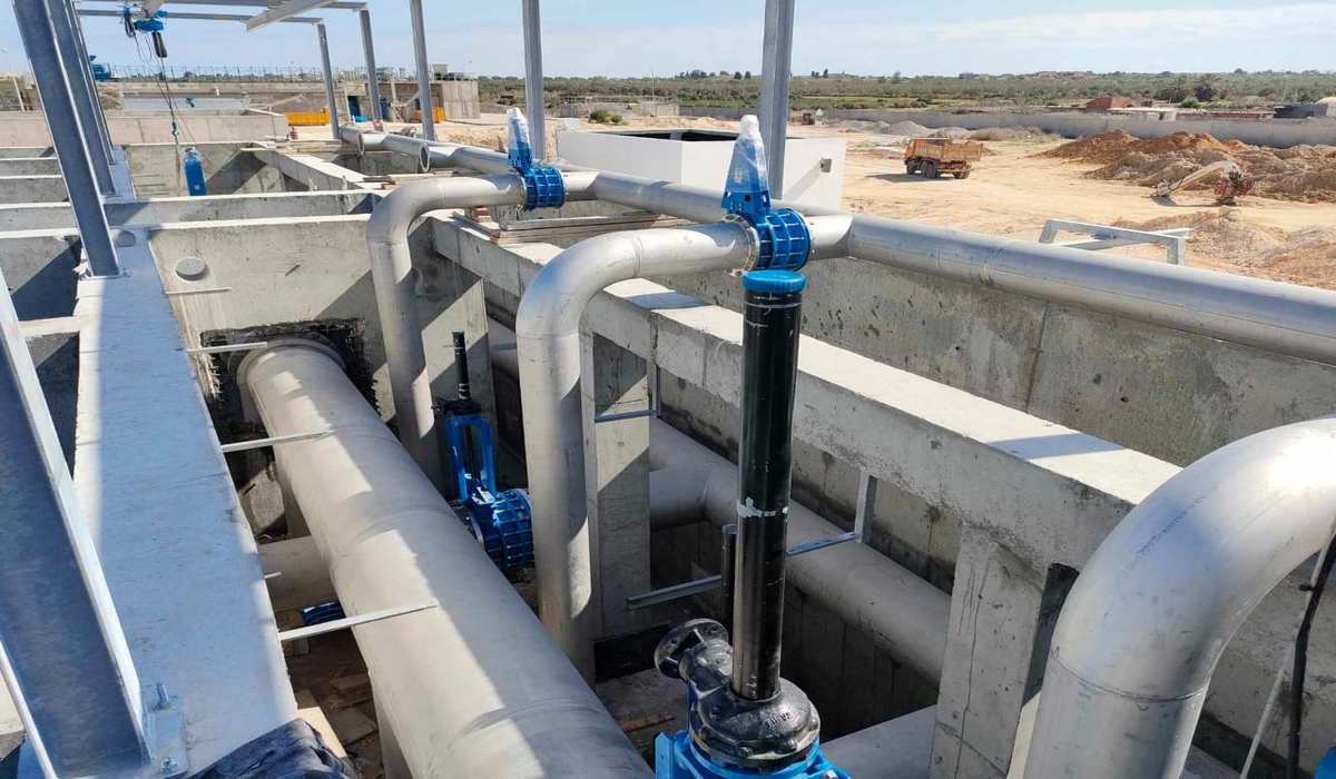 متابعة سير انجاز مشروع محطة التطهير الجديدة بالمهدية