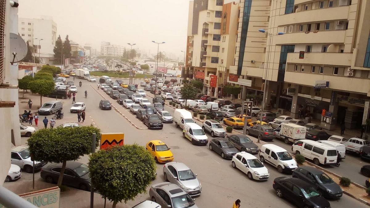 صفاقس : الاختناق  المروري  إستفحل بمناسبة عيد الفطر