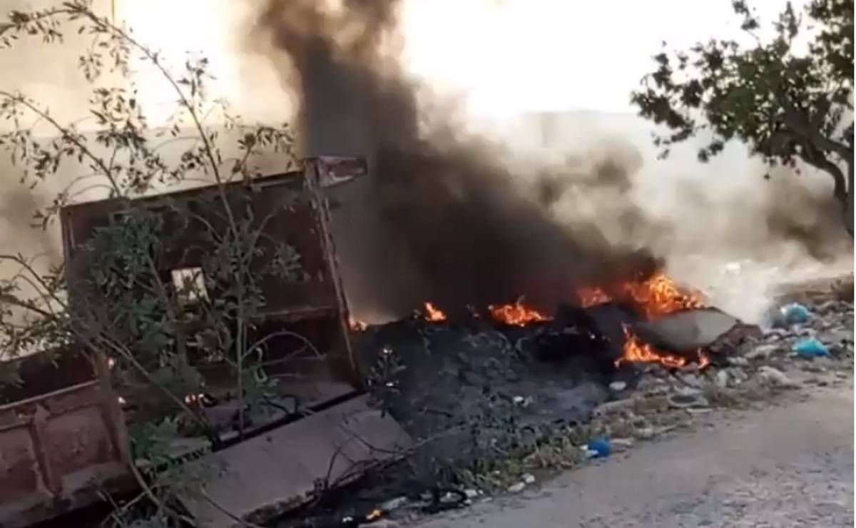 صفاقس بالفيديو : حريق  بالقاصة  الرابطة بين  قرمدة وتنيور كلم 9