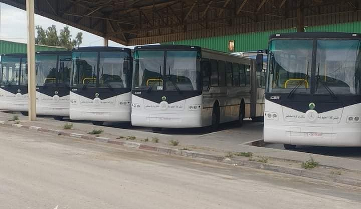 صفاقس السوريتراس تتسلم 10 حافلات جديدة مزدوجة