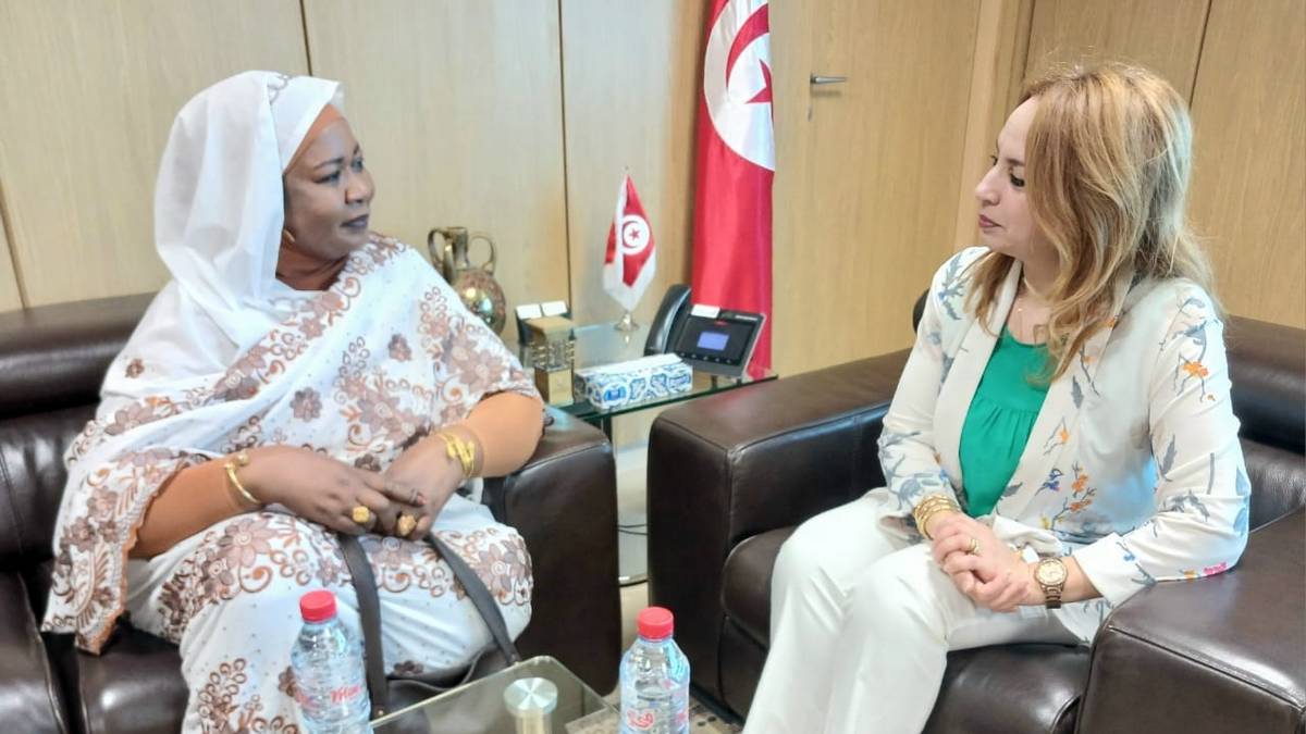 تعزيز العلاقات الإقتصادية بين تونس و السودان ، محور لقاء وزيرة الإقتصاد بوزيرة الإستثمار والتعاون الدولي السودانية.