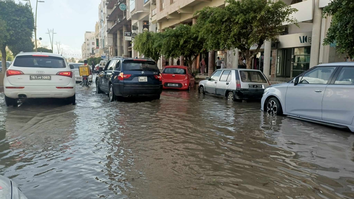 كميات  الامطار  المسجلة  في  صفاقس  الى  حدود الساعة  الخامسة من مساء  اليوم  الاربعاء