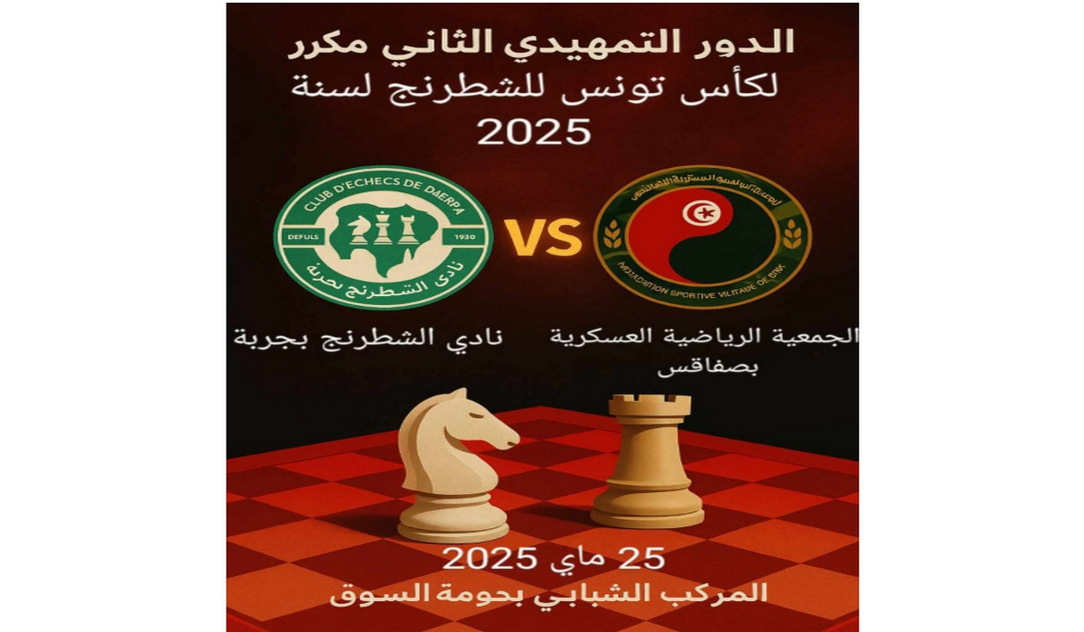 الجمعية الرياضية العسكرية بصفاقس تتألق في الشطرنج