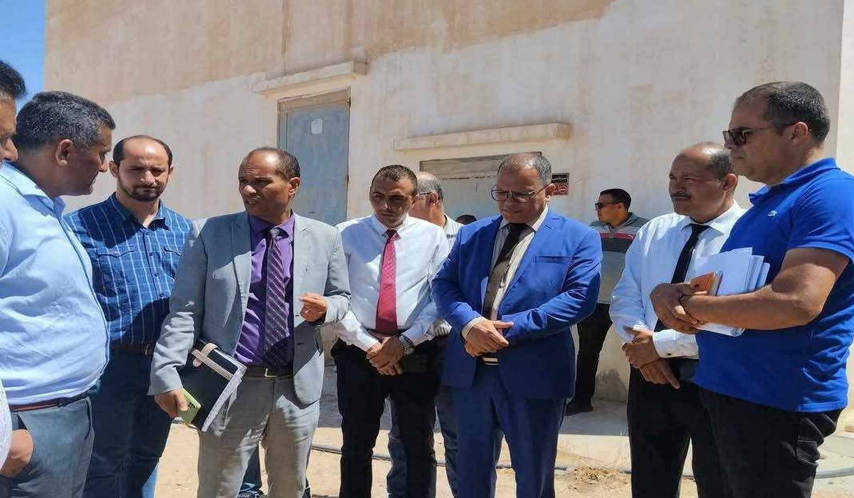 إعطاء اشارة انطلاق مشروع تهيئة العيادات الخارجية بالمستشفى المحلي بالحامة.