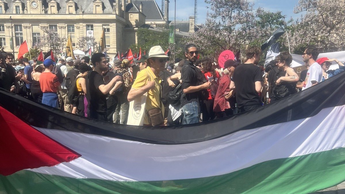غزة في قلب احتفالات عيد الشغل في باريس…الطاهر العبيدي