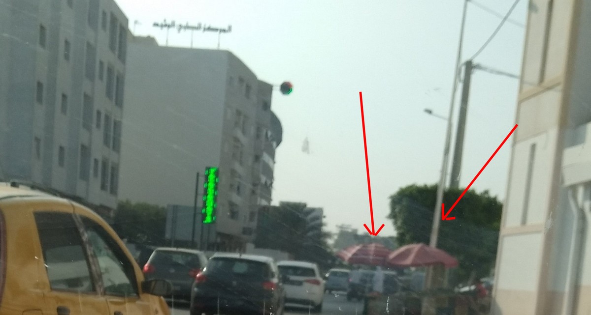 صفاقس: انتصاب  فوضوي يعيق  حركة المرور بطريق الافران