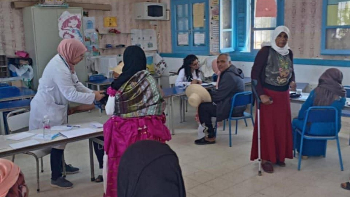 صفاقس قافلة صحية متعددة الاختصاصات لفائدة متساكني منطقة أولاد مبروك2