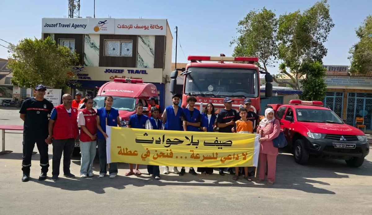 حملة تحسيسية مرورية بولاية ڤبلي للوقاية من حوادث الطرقات