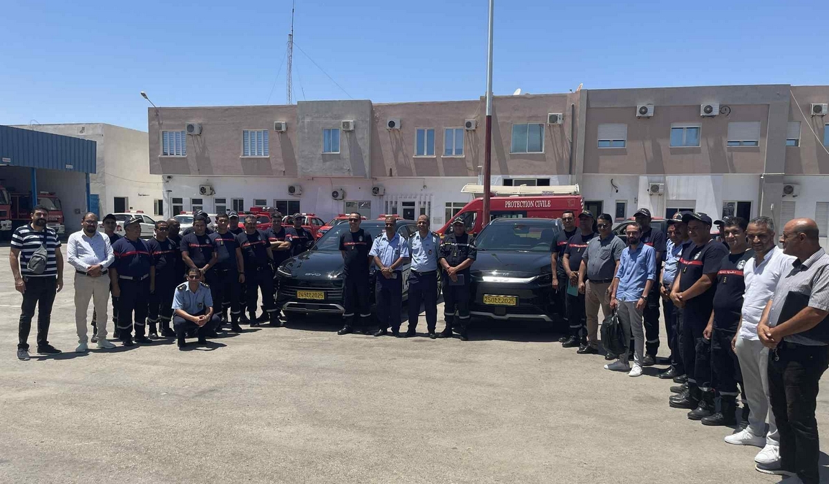 صفاقس : يوم دراسي للحماية المدنية حول طرق التدخل لاطفاء حريق السيارات الكهربائية