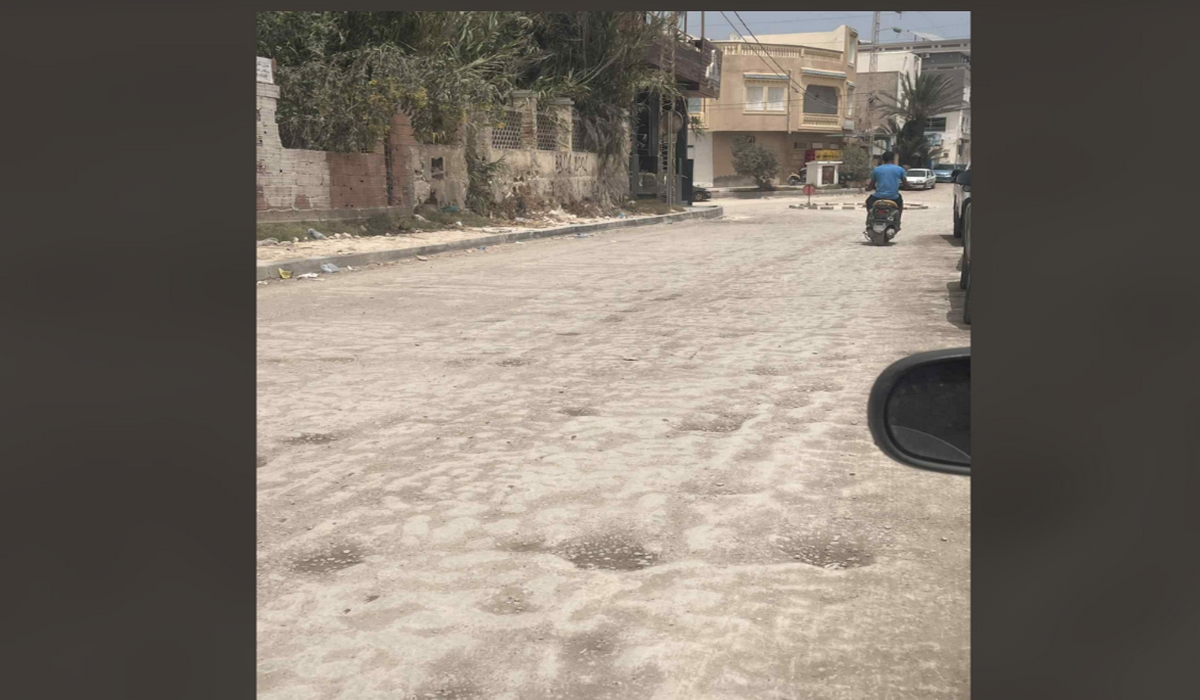 وضع كارثي للطريق في سلقطة