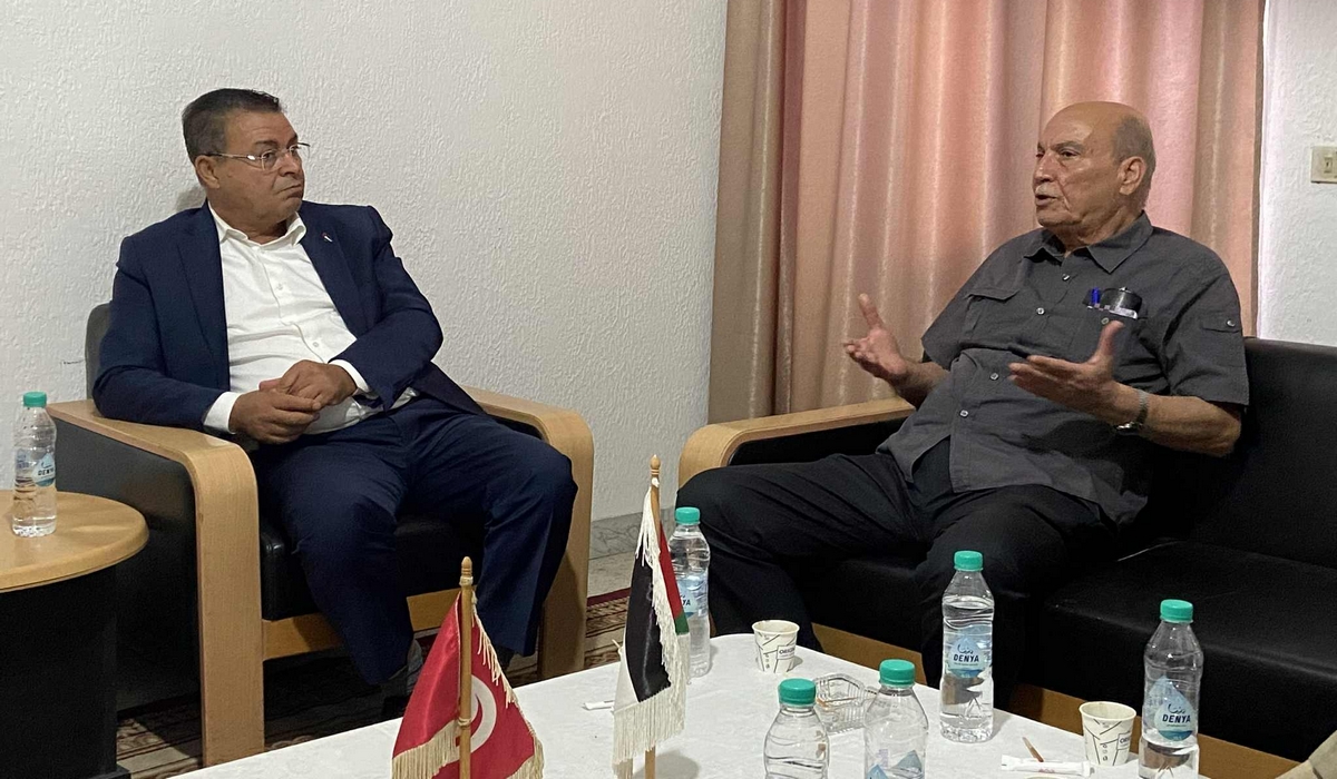 المغزاوي يستقبل مسؤول العلاقات الدولية بالجبهة الشعبية لتحرير فلسطين