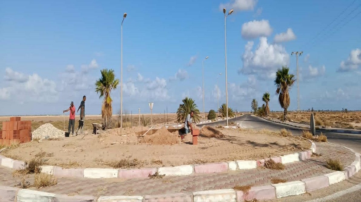 صفاقس قرقنة انطلاق  أشغال بناء برج غزة في موعدها