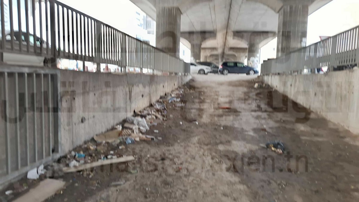 صفاقس بالفيديو : القاصّة  الحزاميّة بين  قرمدة والافران ...مصبّ عشوائي