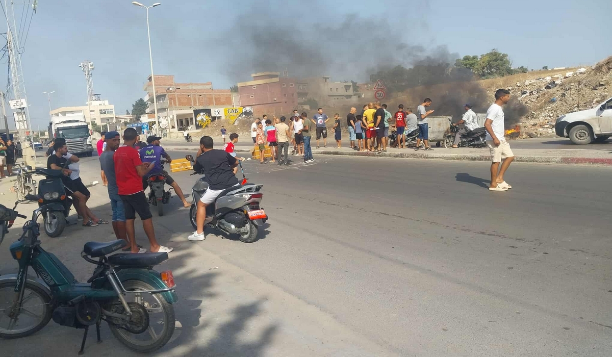 بنزرت الجنوبية: غلق الطريق الوطنية إثر حادث مرور في منطقة بني نافع