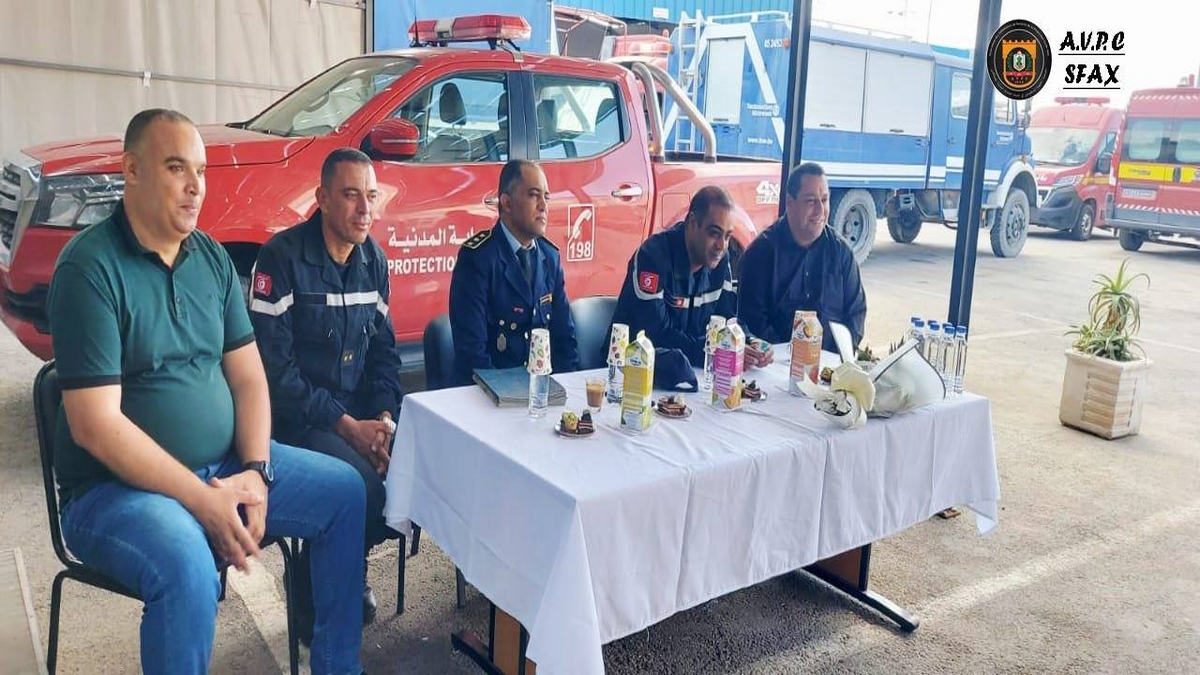 صفاقس حفل تكريم للجمعية الجهوية للمتطوعين في خدمة الحماية المدنية