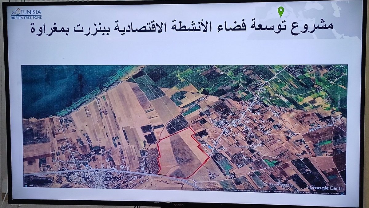 بنزرت نحو إنجاز توسعة إضافية لفضاء الانشطة الاقتصادية بمنطقة مغراوة