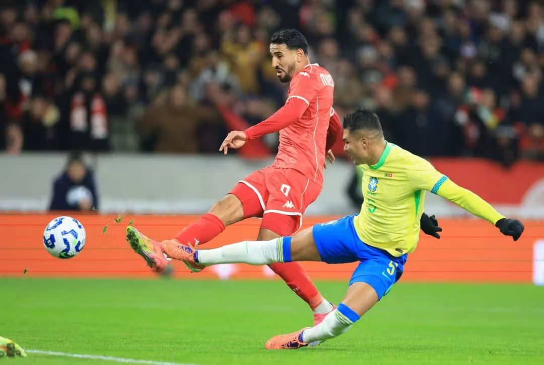 المنتخب التونسي يتعادل وديا مع المنتخب البرازيلي 1-1