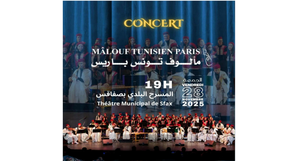صفاقس تستضيف يوم الجمعة جمعية مالوف تونس باريس والدخول مجاني