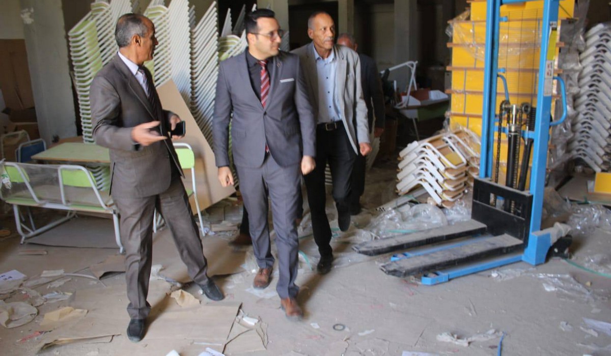 والي  توزر يتفقد المقر  القديم للمندوبية الجهوية للتربية