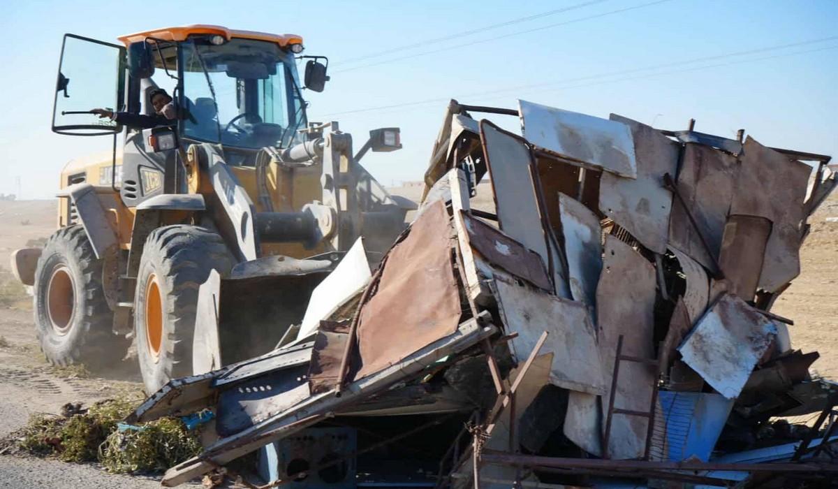 القيروان: تنفيذ قرار إزالة 09 أكشاك طابونة بالطريق الوطنية عدد 02
