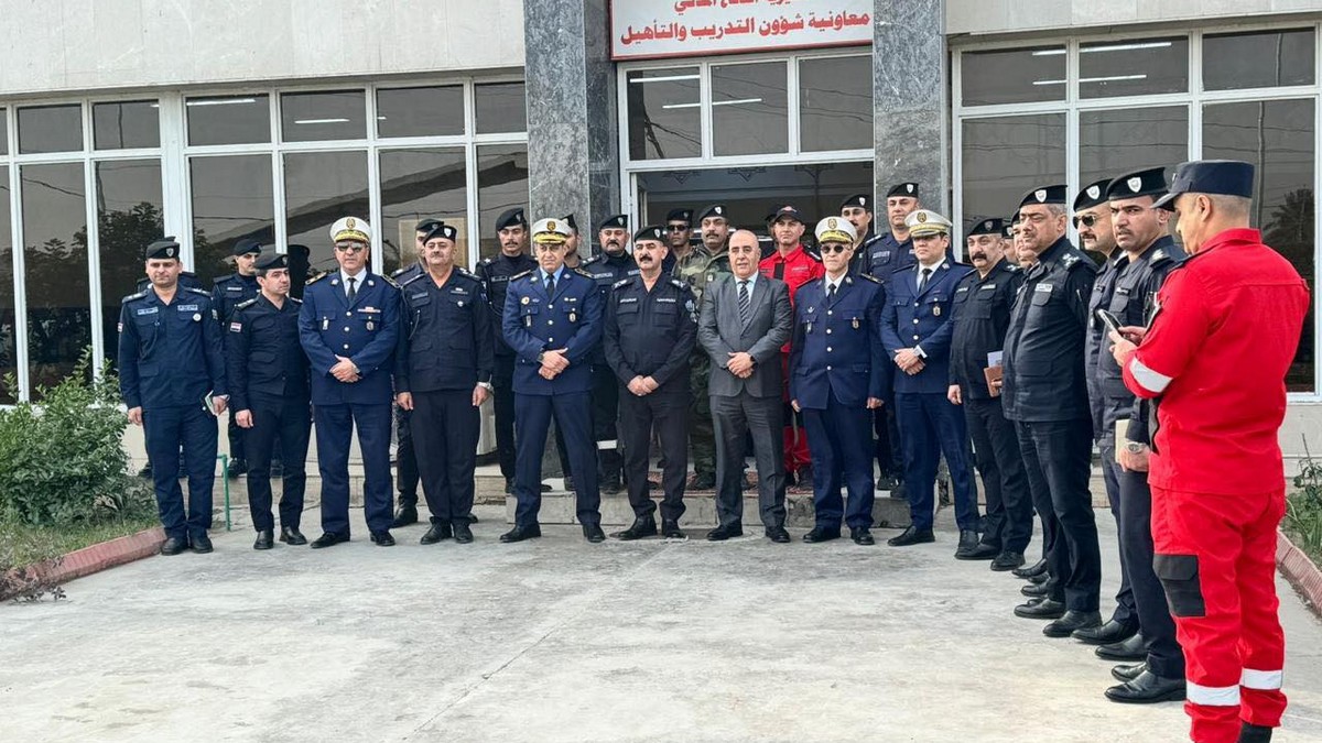 وفد الحماية  المدنية يواصل زياراته الميدانية الى العاصمة  العراقية  بغداد