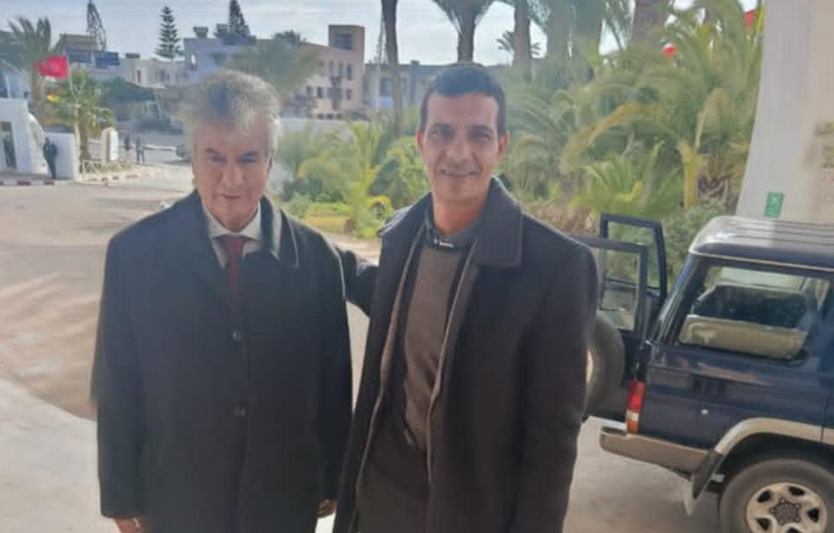 وفد رسمي من التلفزة الوطنية الليبية يؤدي زيارة الى نزل سيدي منصور بجربة